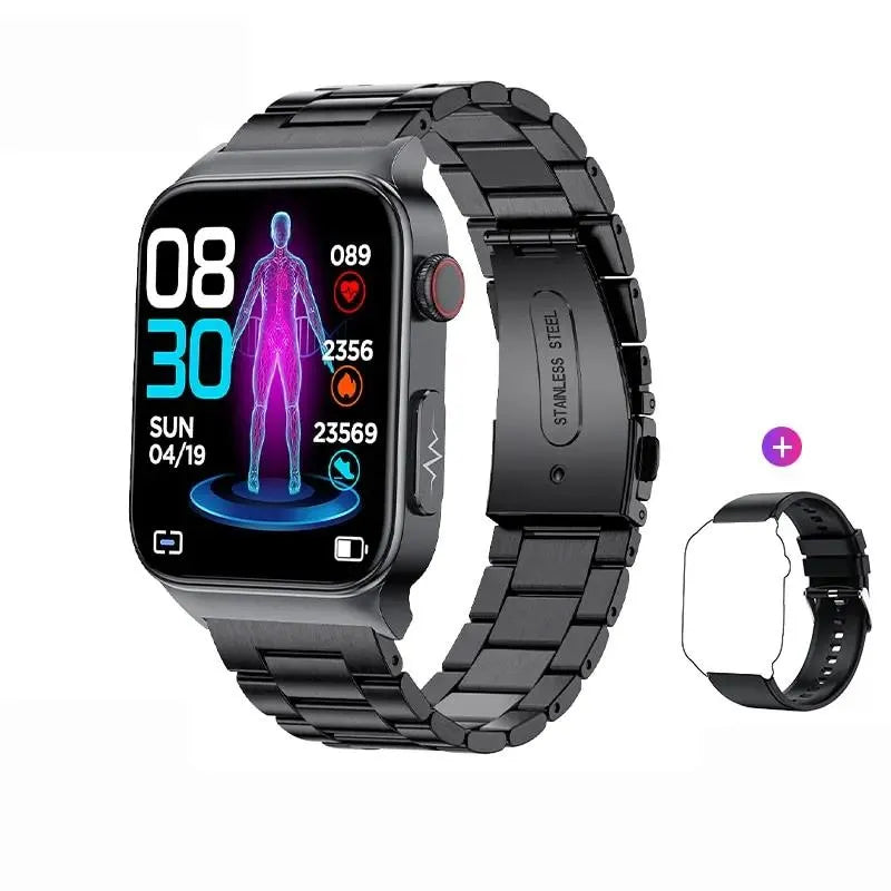 Smartwatch LIGE Relógio Inteligente | Fitness | Monitor Frequência Cardíaca | Monitoramento Glicemia | ECG